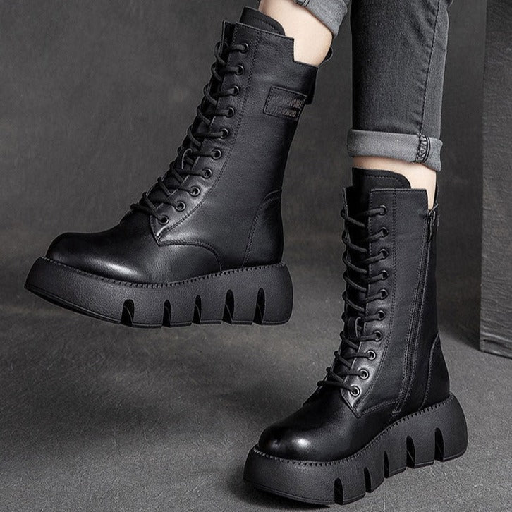 Botas Karina™ Cuero Vegano | Diseño Clásico